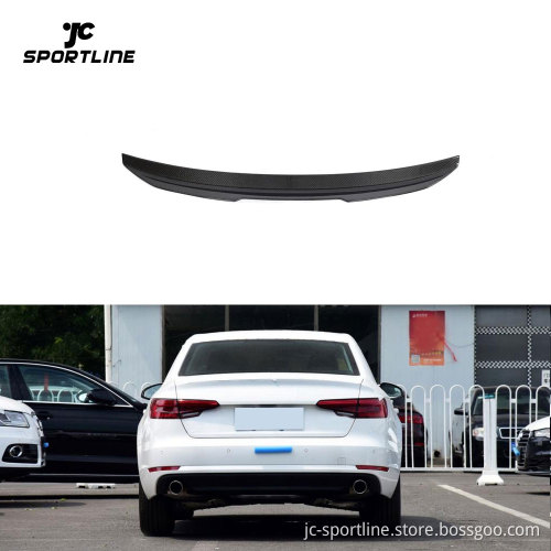 Carbon Fiber Rear Spoiler for Audi A4 Sline/S4 Sedan B9 2017-2023